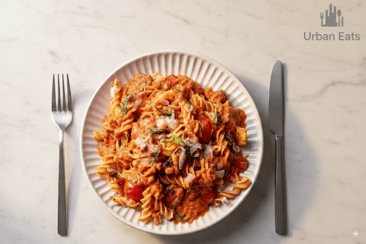 Mix Sauce Chicken Pasta